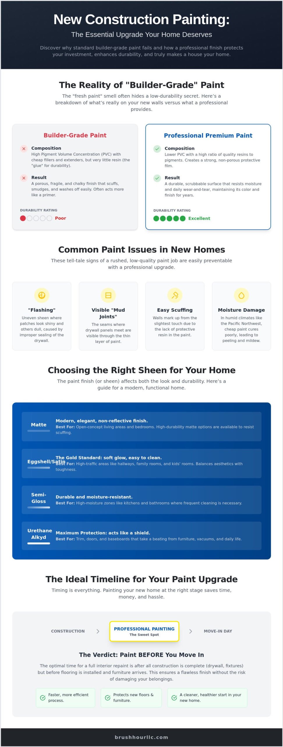 Expert Painters for New Construction in Battle Ground: Upgrading Your New Home