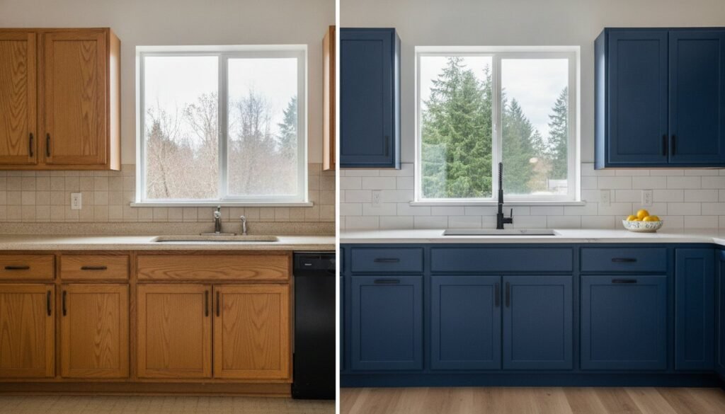 Cost to Paint Kitchen Cabinets vs Replace in Vancouver: 2026 Homeowner Guide