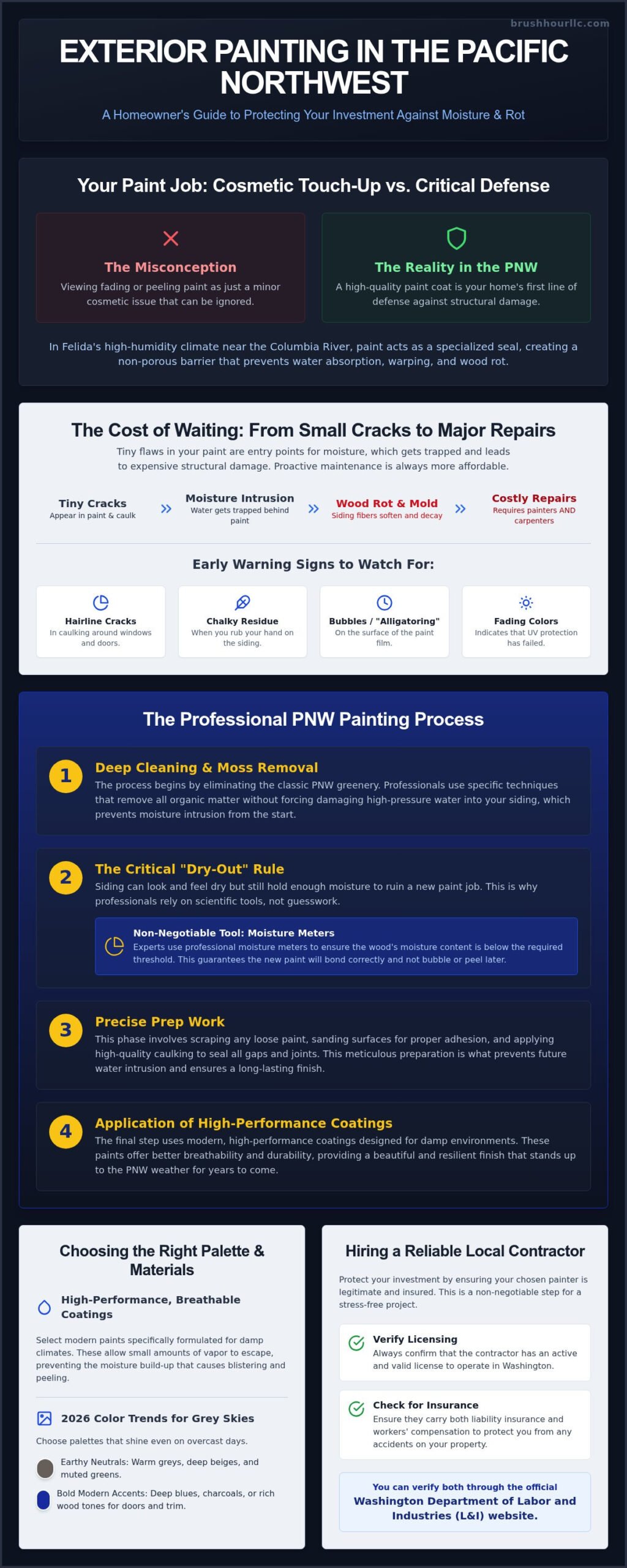 Exterior Painting in Felida, WA: Protecting Your Home from the PNW Elements